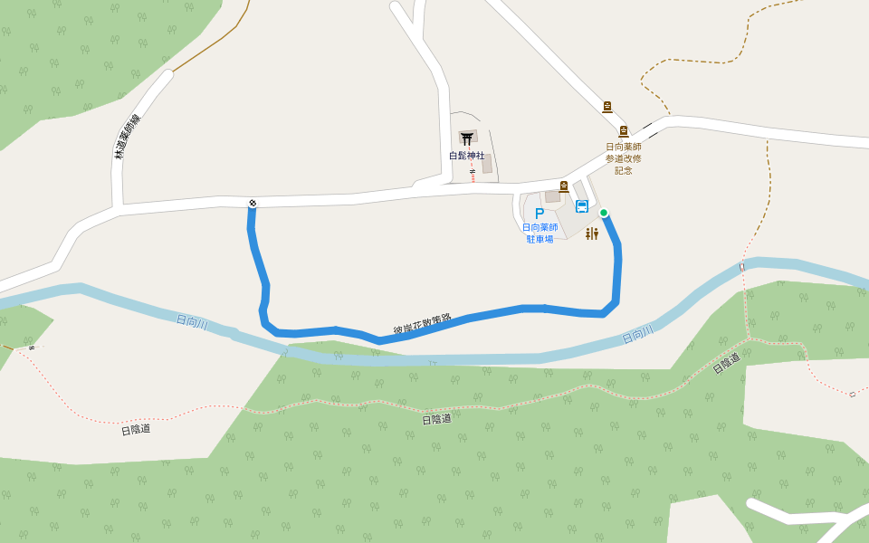 彼岸花散策路 walking route map in Isehara