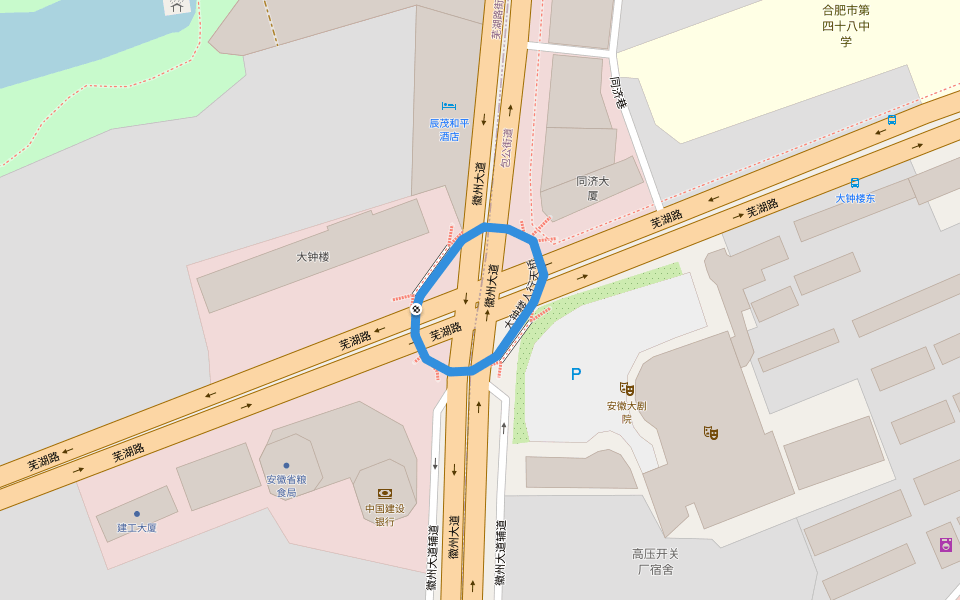 大钟楼人行天桥