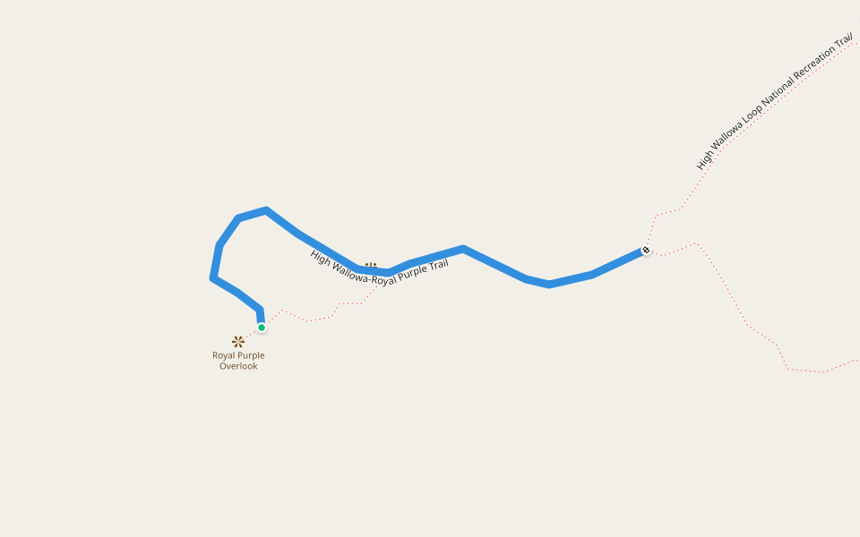 High Wallowa-Royal Purple Trail