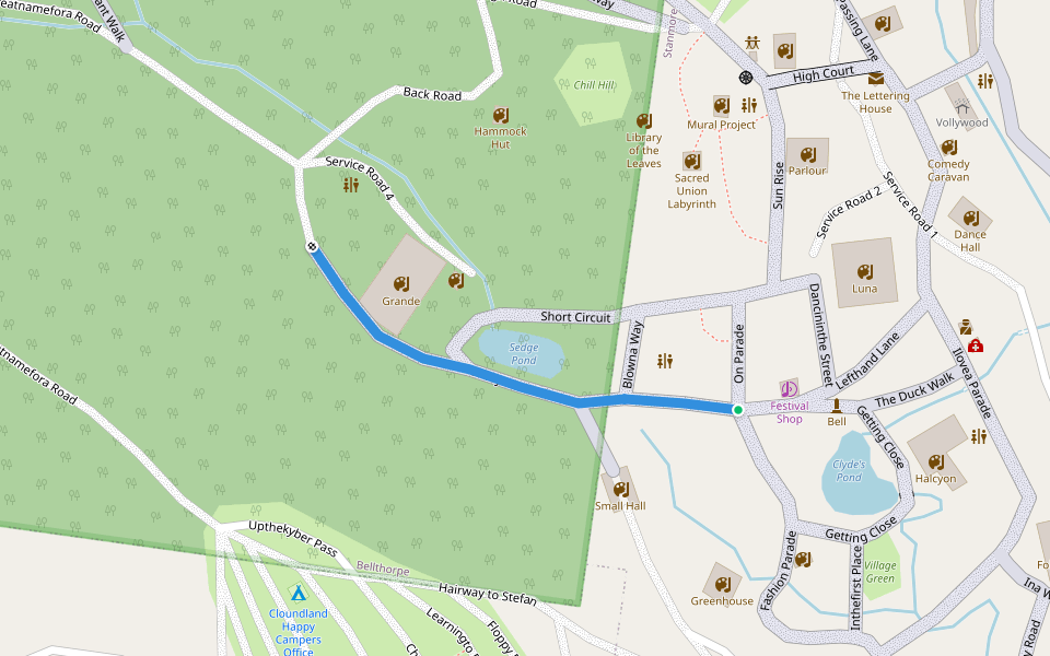 The Waywewere walking route map in Stanmore