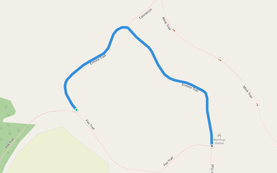Ermine Trail walking route map in Avonhurst