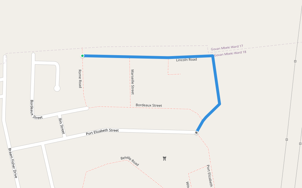 Lincoln Road Walking and Running - Evander, Mpumalanga | Pacer