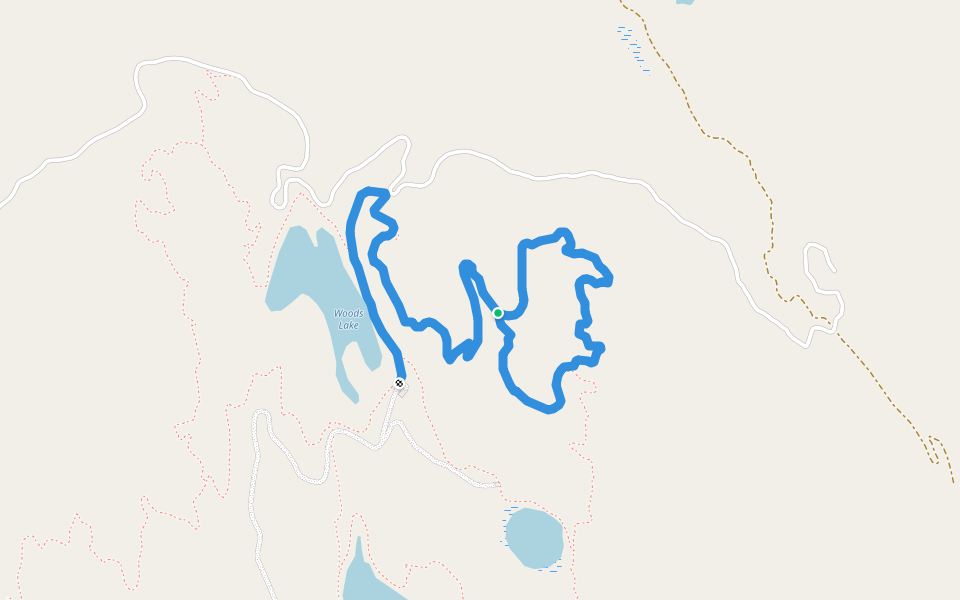 Whitefish Trail - Woods Lake