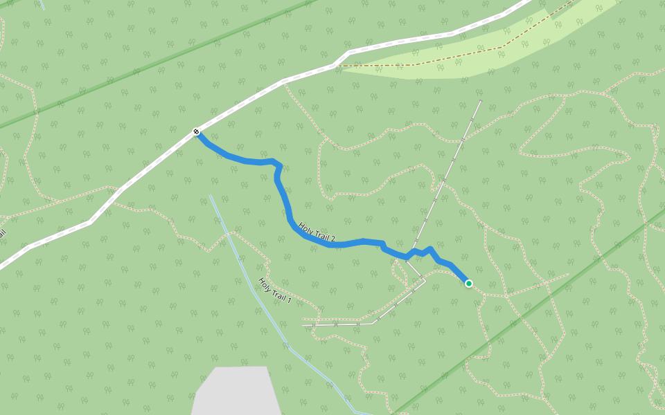 Holy Trail 2 walking route map in Mount Keira