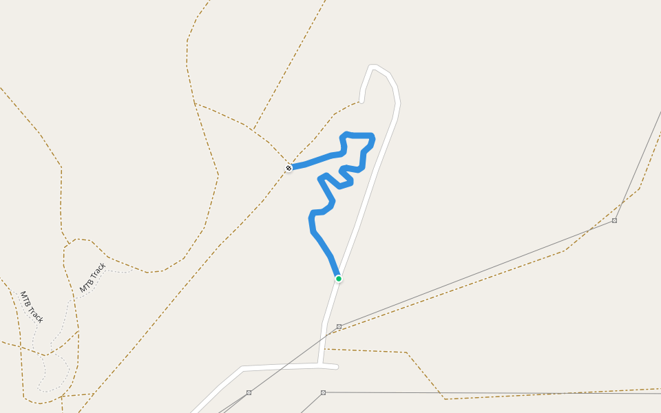 Mel's Meander walking route map in Wishart