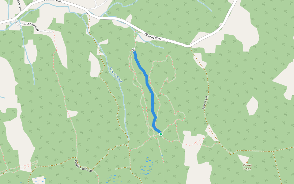 Snap Crackle Pop walking route map in Mount Hope