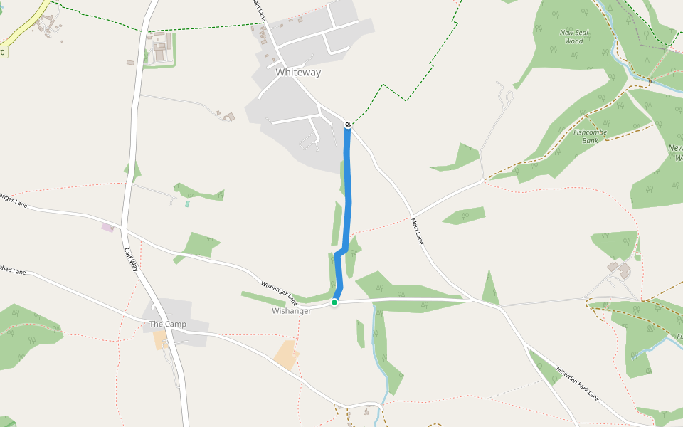 MMN21 walking route map in Wishanger