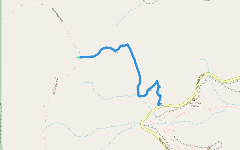 CCC walking route map in Grand Junction