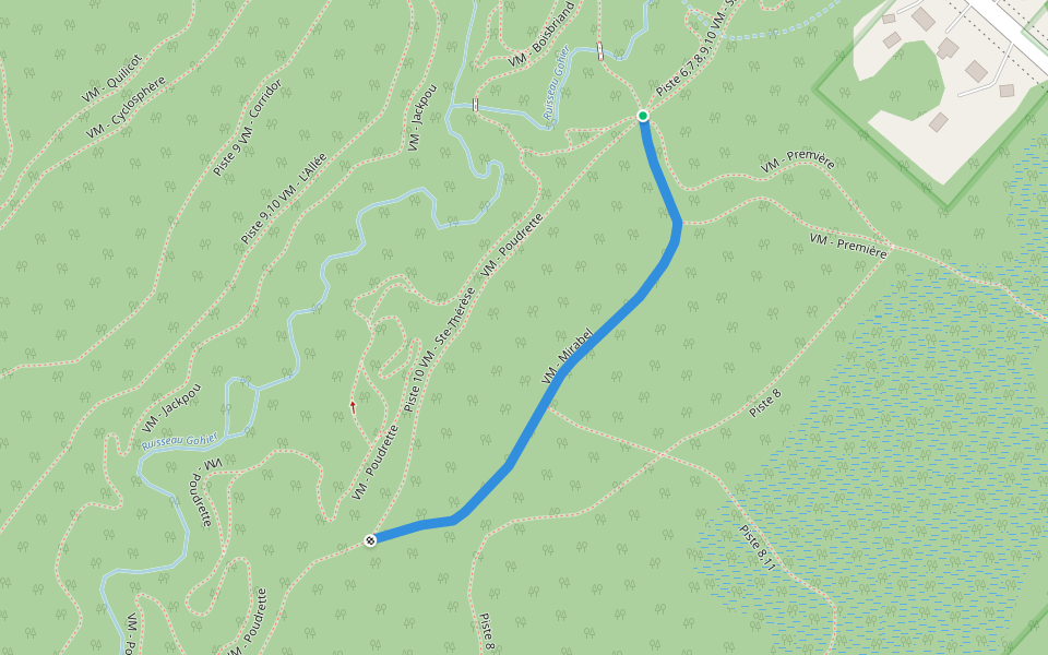 VM - Mirabel walking route map in Mirabel