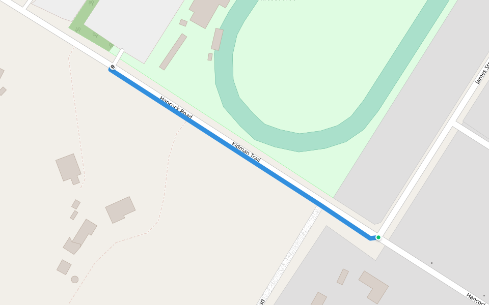 Kidman Trail walking route map in Kapunda