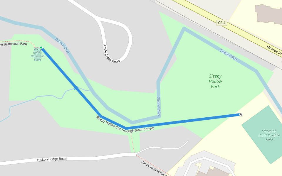 Sleepy Hollow Cut Through (abandoned) Walking And Running Trail