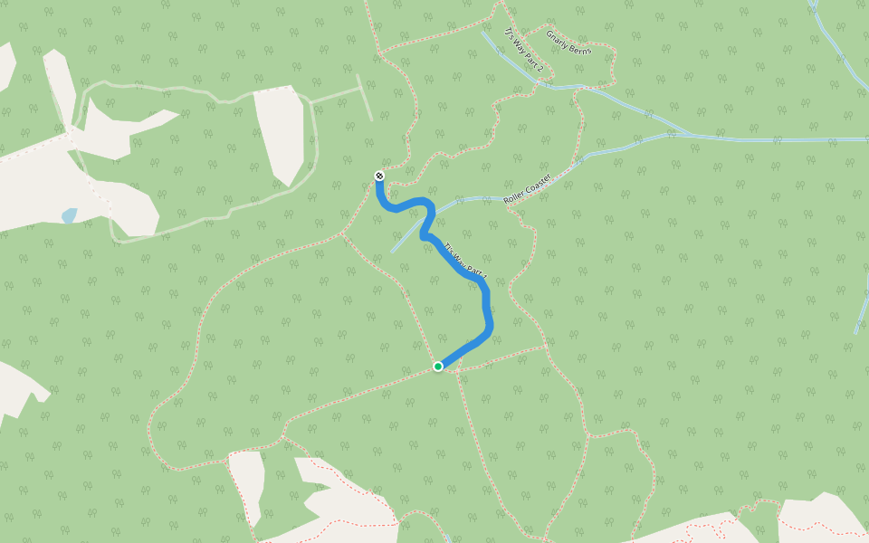 TJ's Way Part 1 walking route map in Goodwood