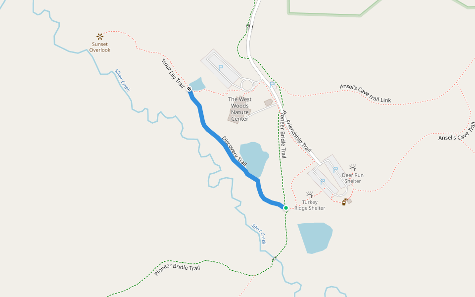 Discovery Trail walking route map in Novelty