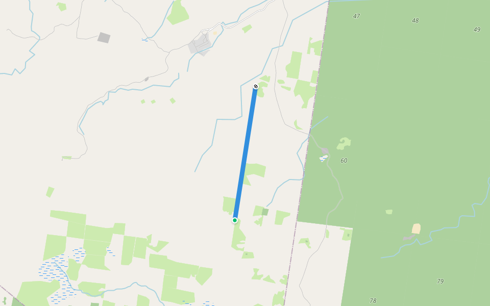 кв walking route map in Kamennoe