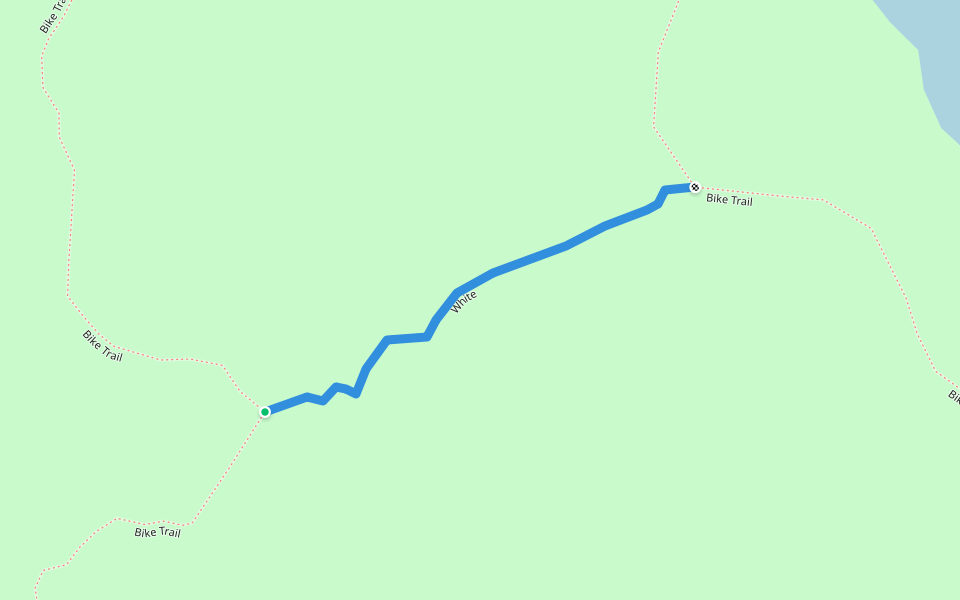White walking route map in Santee
