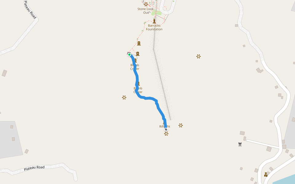 South Point Route walking route map in Ipwal
