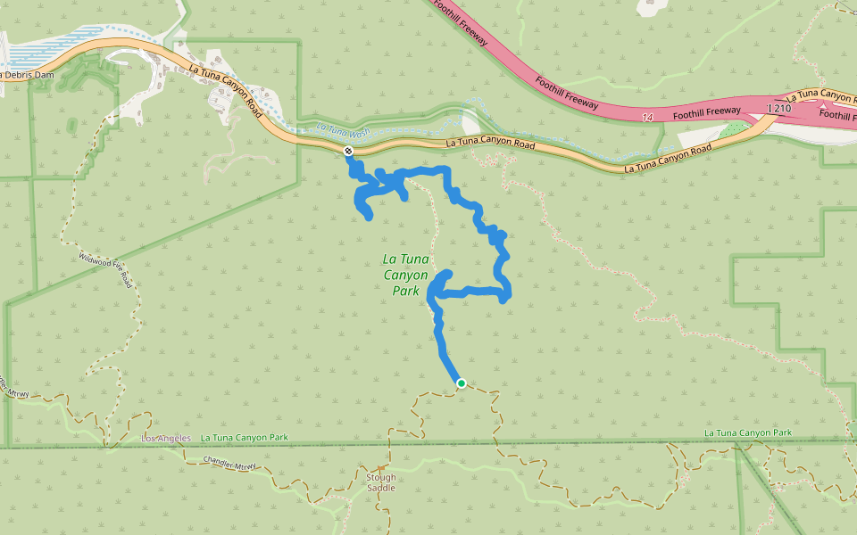 La Tuna Canyon Trail Hiking Los Angeles, California Pacer