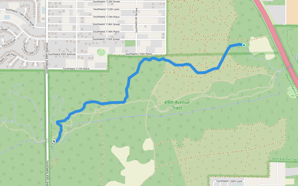 christmas walking route map in Ocala