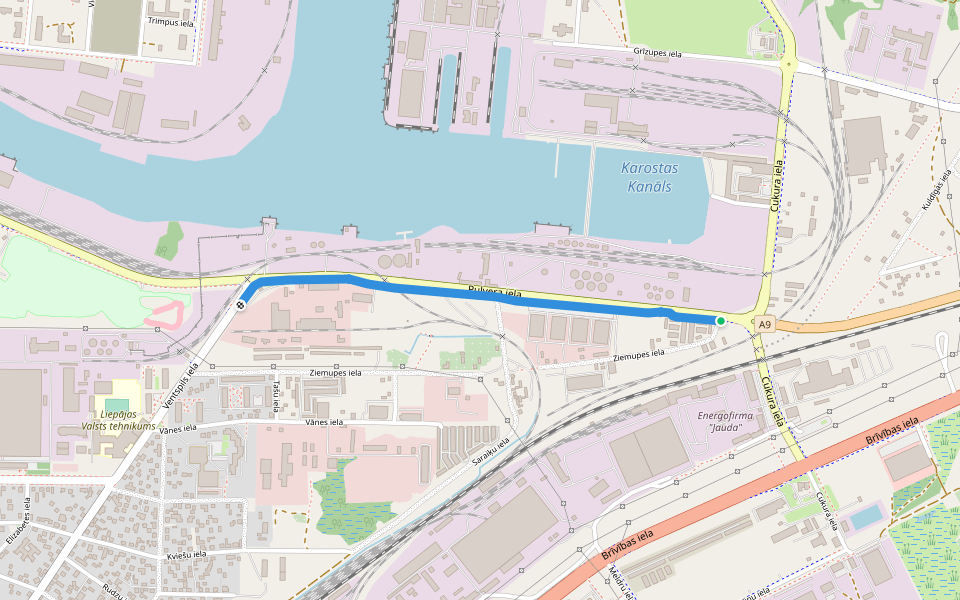 Pulvera ielas celiņš