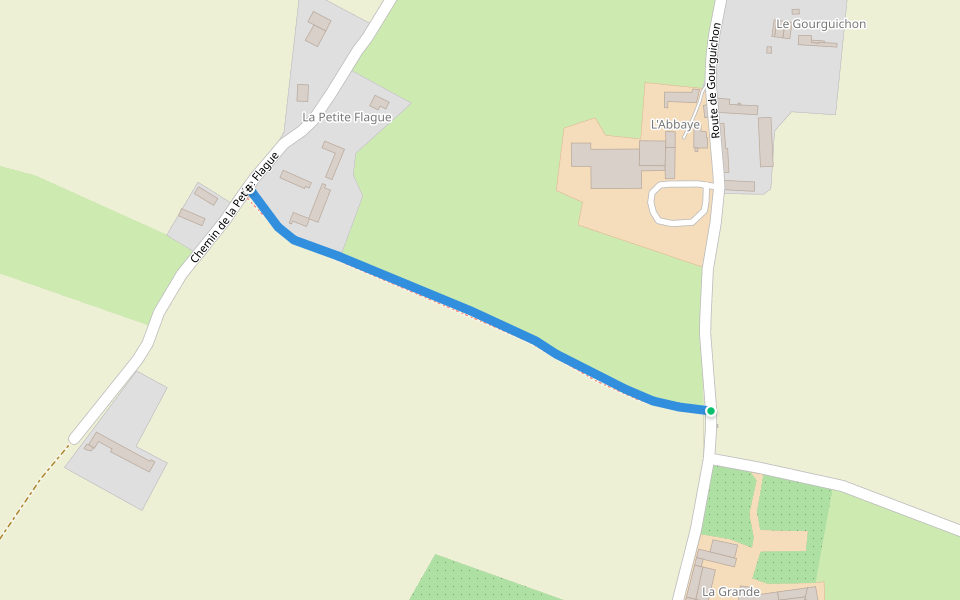 Rue de l'Échelette walking route map in Arganchy