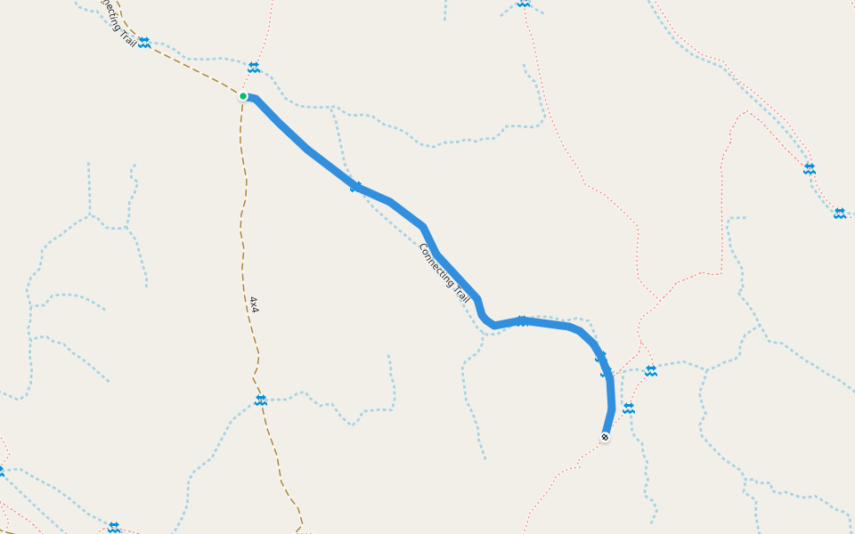 Connecting Trail walking route map in Showkah