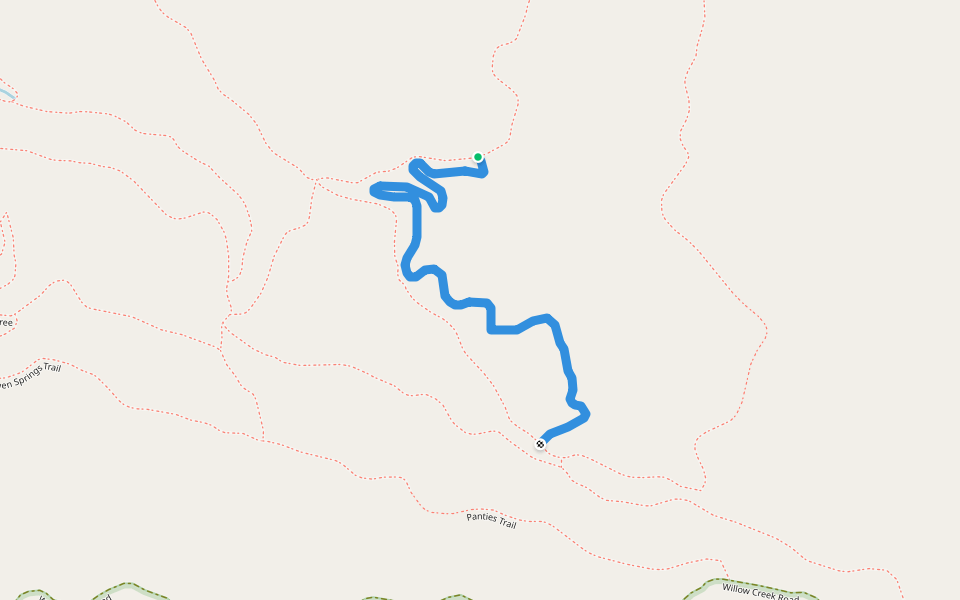 East Side Ramps walking route map in Occidental