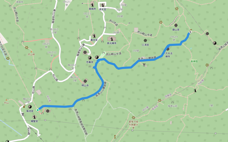 南港山山腰路線