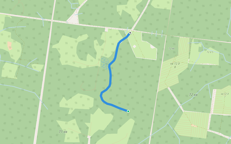 была УЖД walking route map in Berezovka