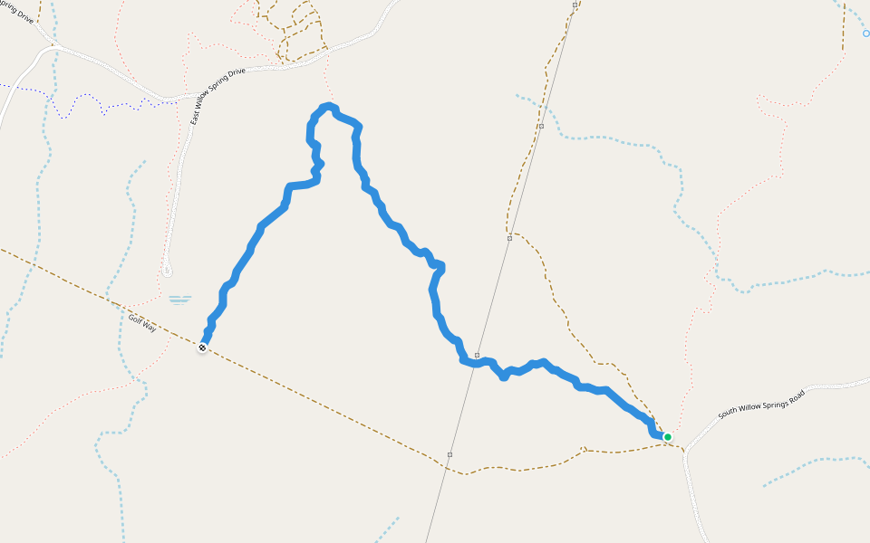 His/Her Trail walking route map in Oracle