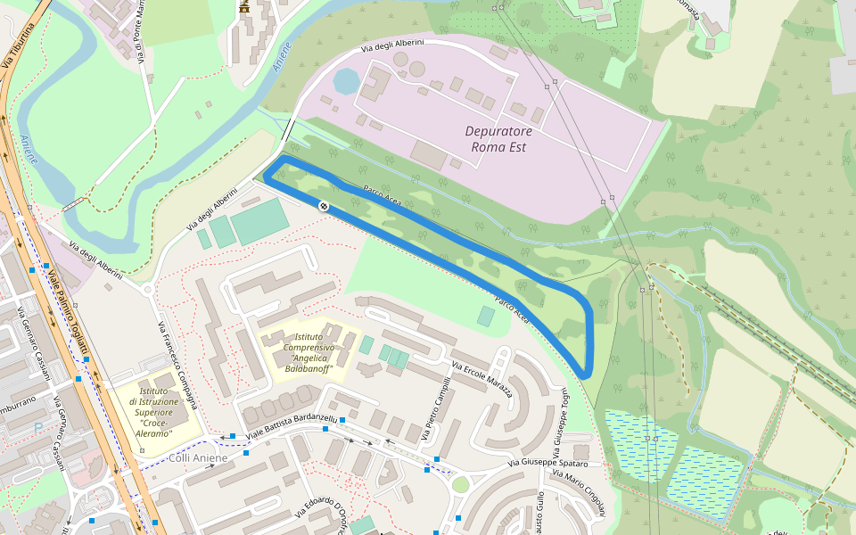 Parco Acea in Lazio | Walking Map