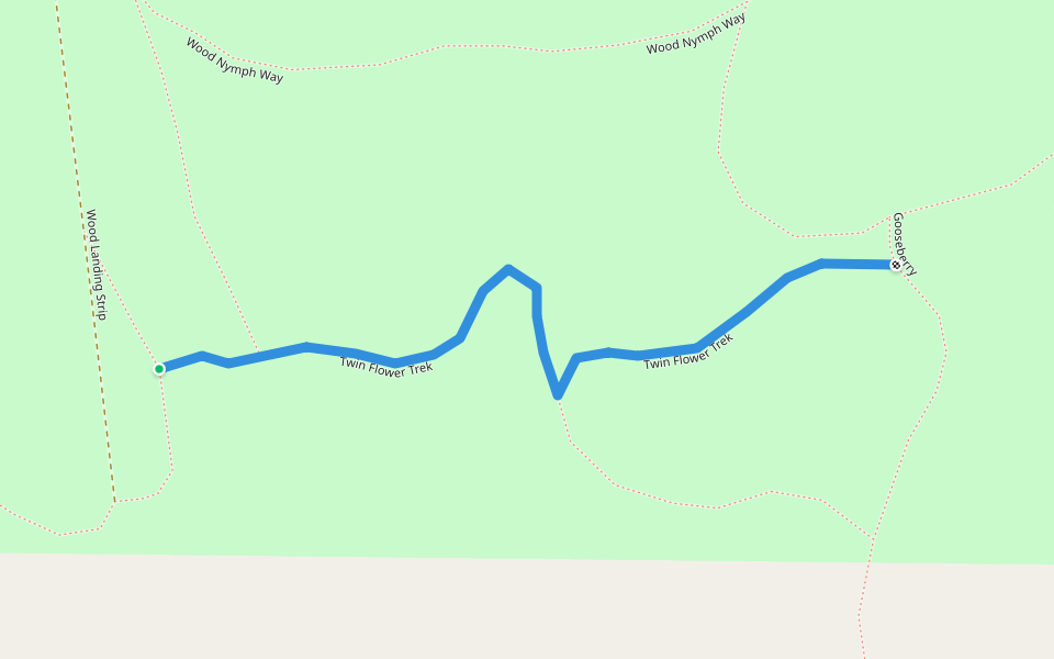 Twin Flower Trek walking route map in Langley