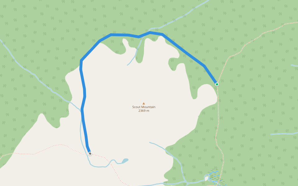 Diamond Trail walking route map in Keremeos