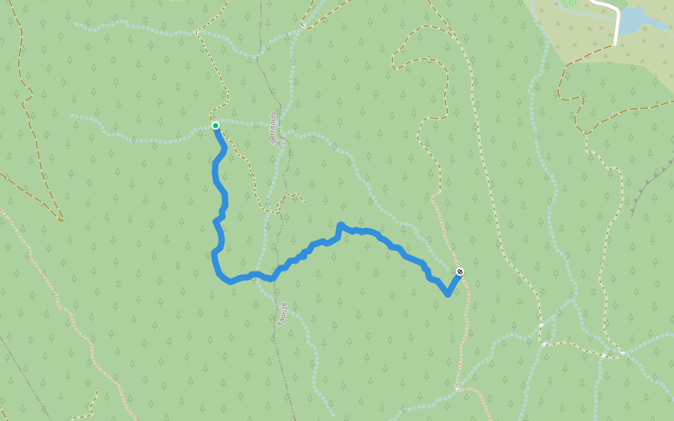 vtt 2006 walking route map in Villetritouls