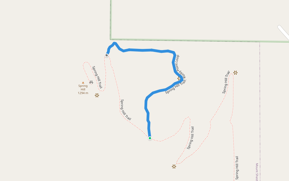 Spring HIll Trail: Rocky Point Loop