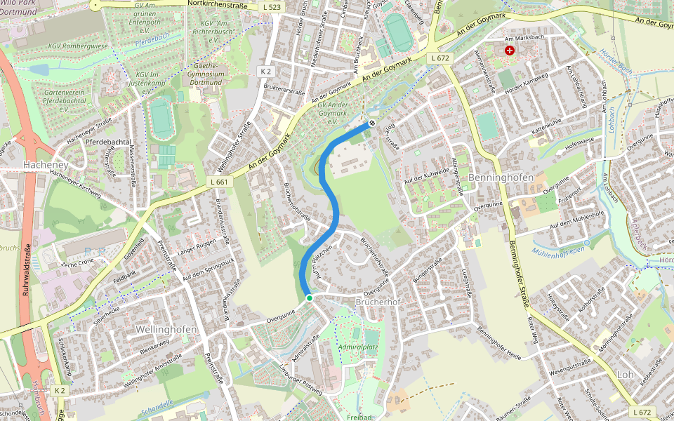 Bahntrasse "Zeche Admiral"