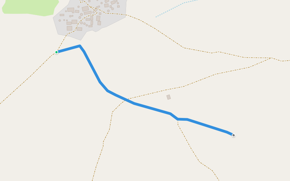 Chemin pour pieton walking route map in Somabougou