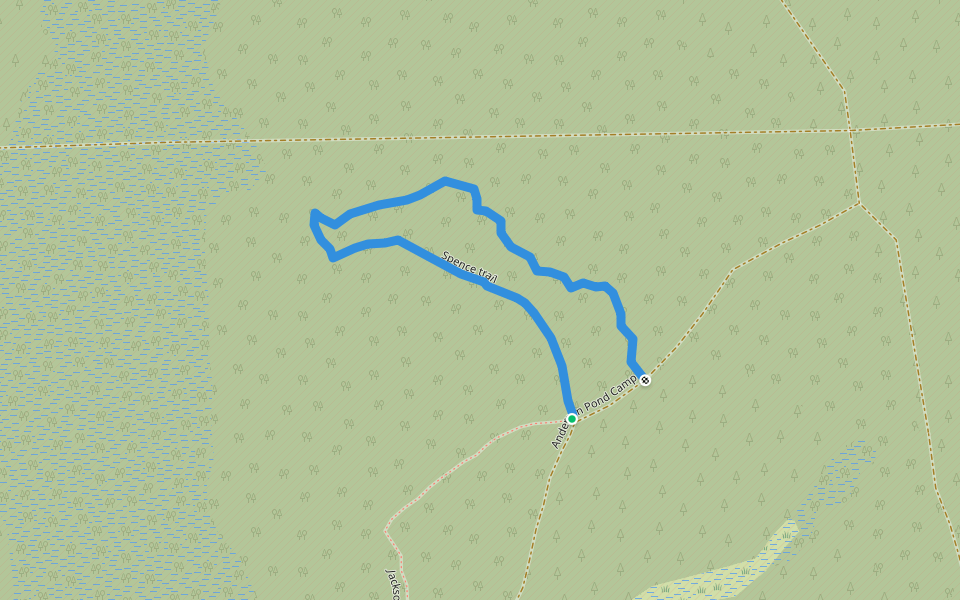 Spence trail walking route map in Valparaiso