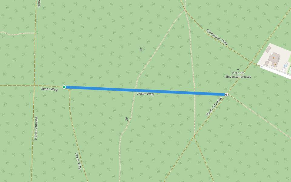 Lieser Weg walking route map in Hofheim am Taunus