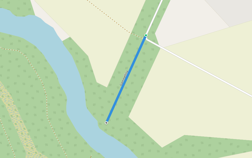 Gammellina walking route map in Oppsal