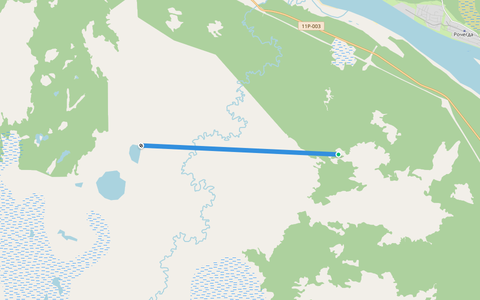 кв walking route map in Anfalovskaya
