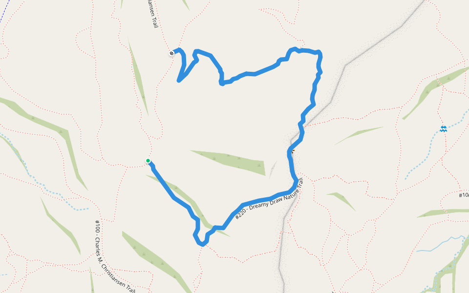 220 Dreamy Draw Nature Trail Hiking Phoenix, Arizona Pacer