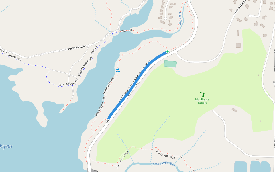 Lake Siskiyou Trail - WA Barr Road Segment