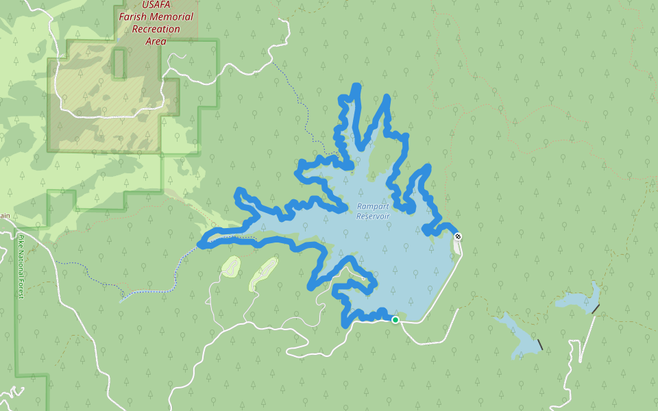 Rampart Reservoir Trail