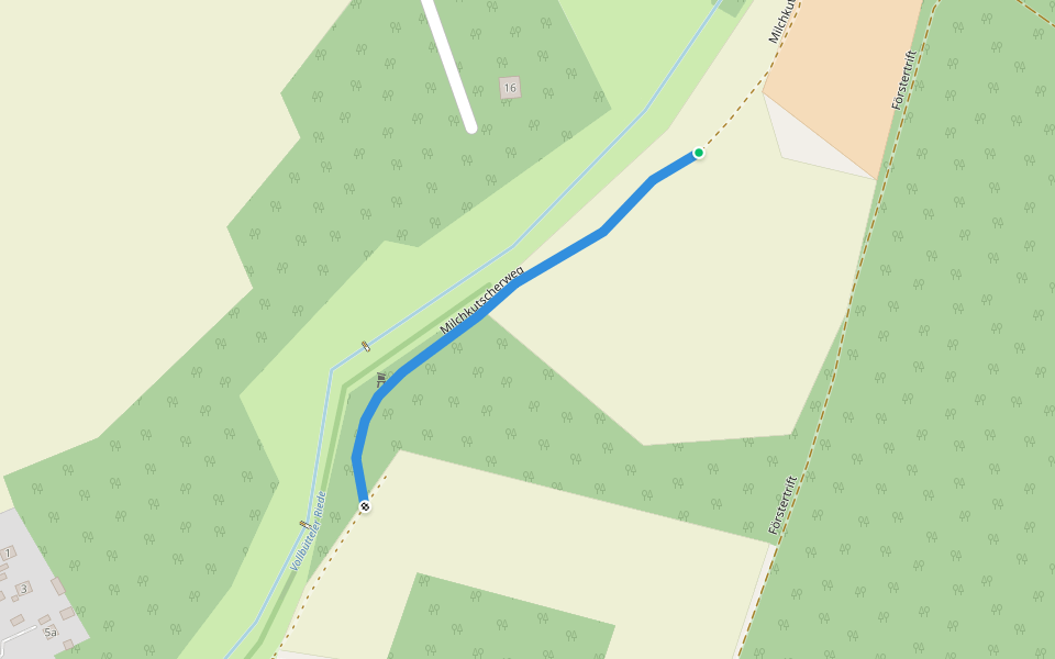 Milchkutscherweg walking route map in Ribbesbüttel