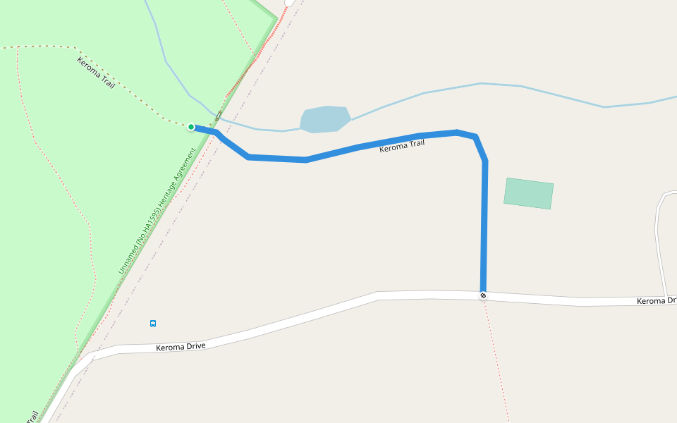 Keroma Trail walking route map in Stirling