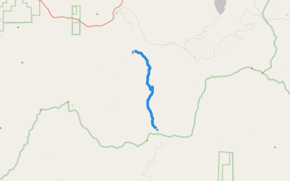 Big Bend Creek Trail 488 walking route map in Sargents