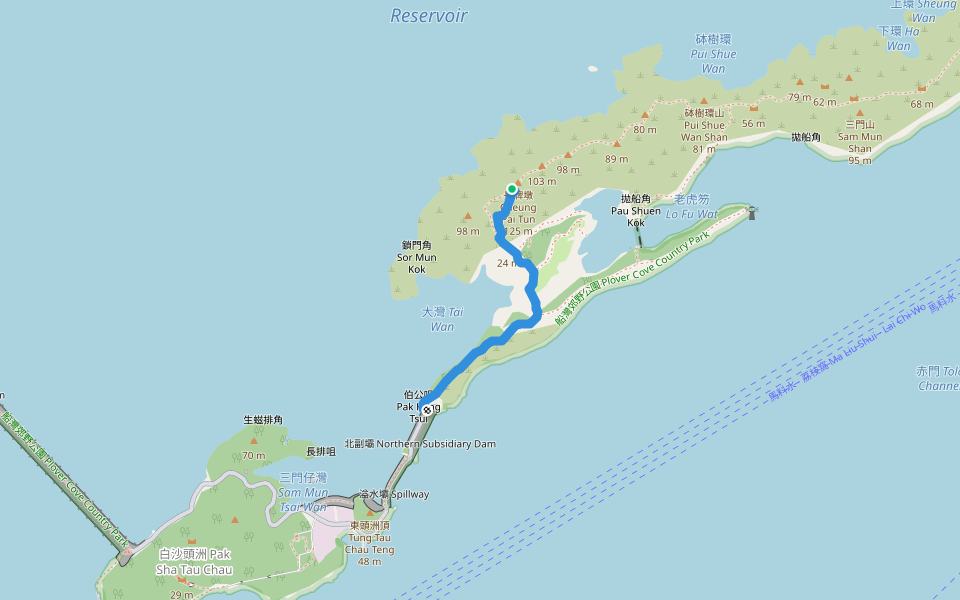 Plover Cove Reservoir Country Trail