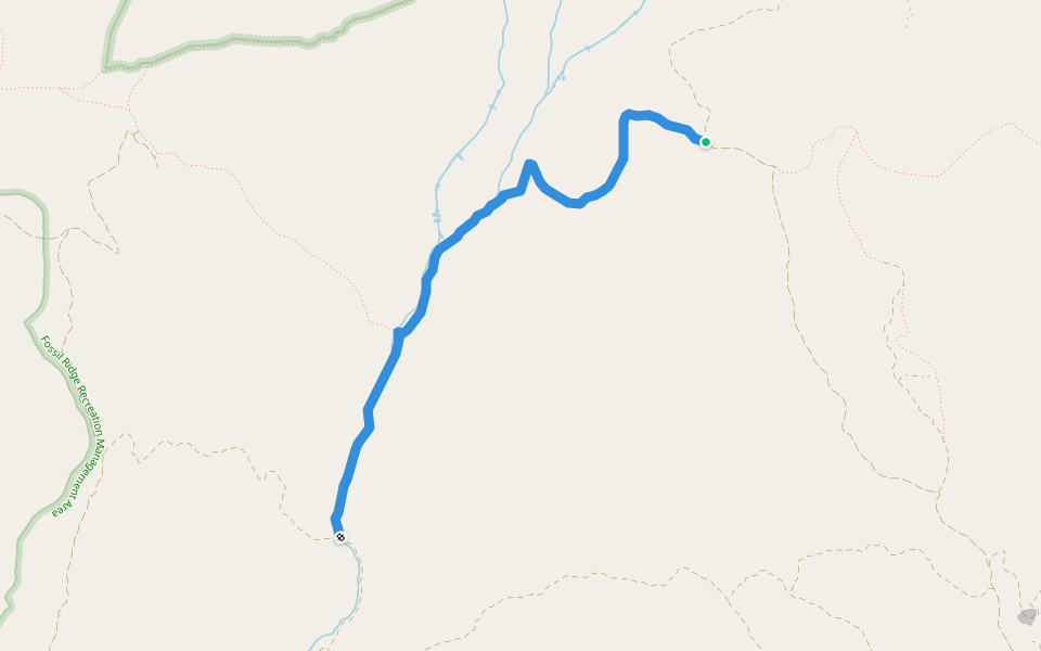 Alder Creek Trail 577 walking route map in Ohio City