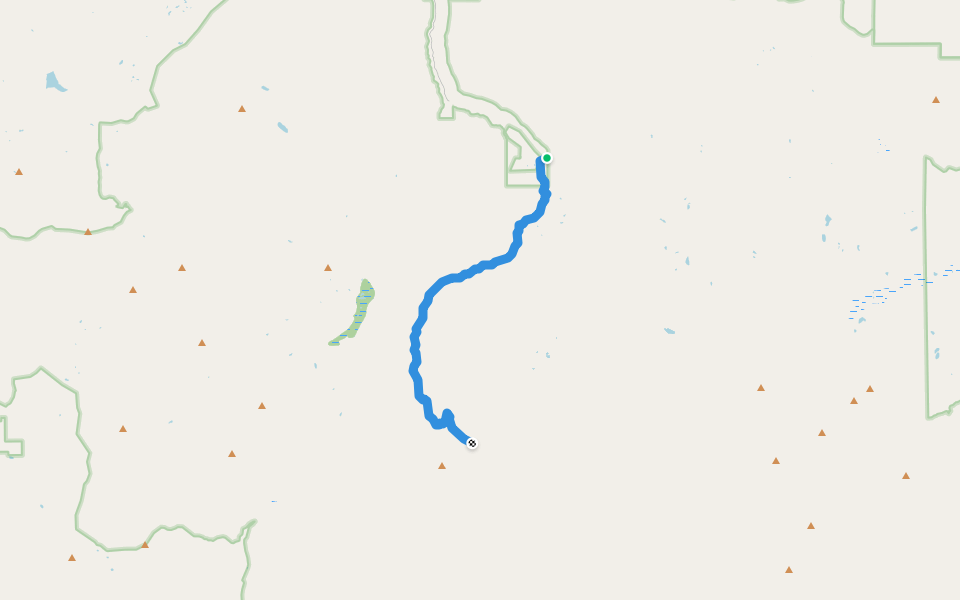 Kaufman Creek Trail walking route map in Somerset