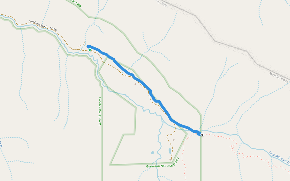 Little Robinson Trail 850 walking route map in Somerset